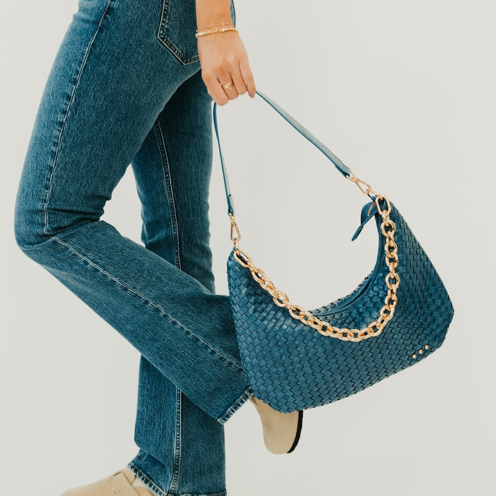 Sienna Slouchy Woven Shoulder Bag