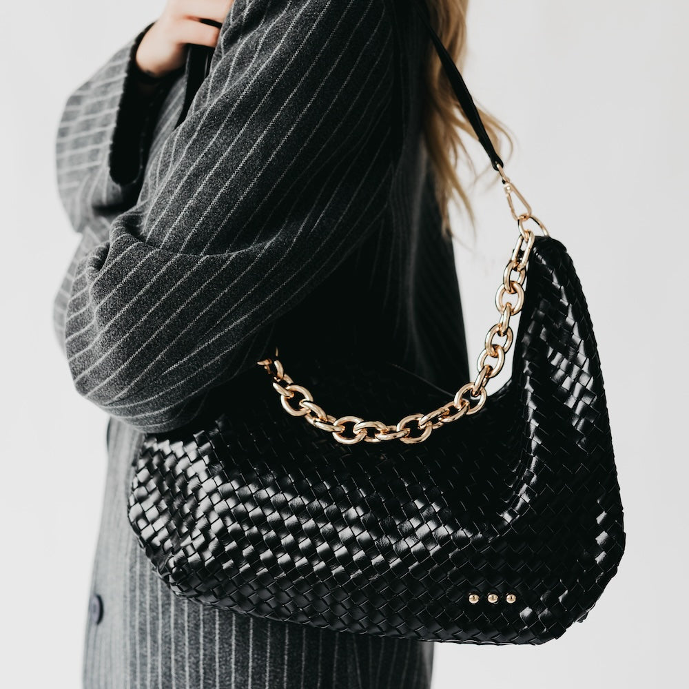 Sienna Slouchy Woven Shoulder Bag