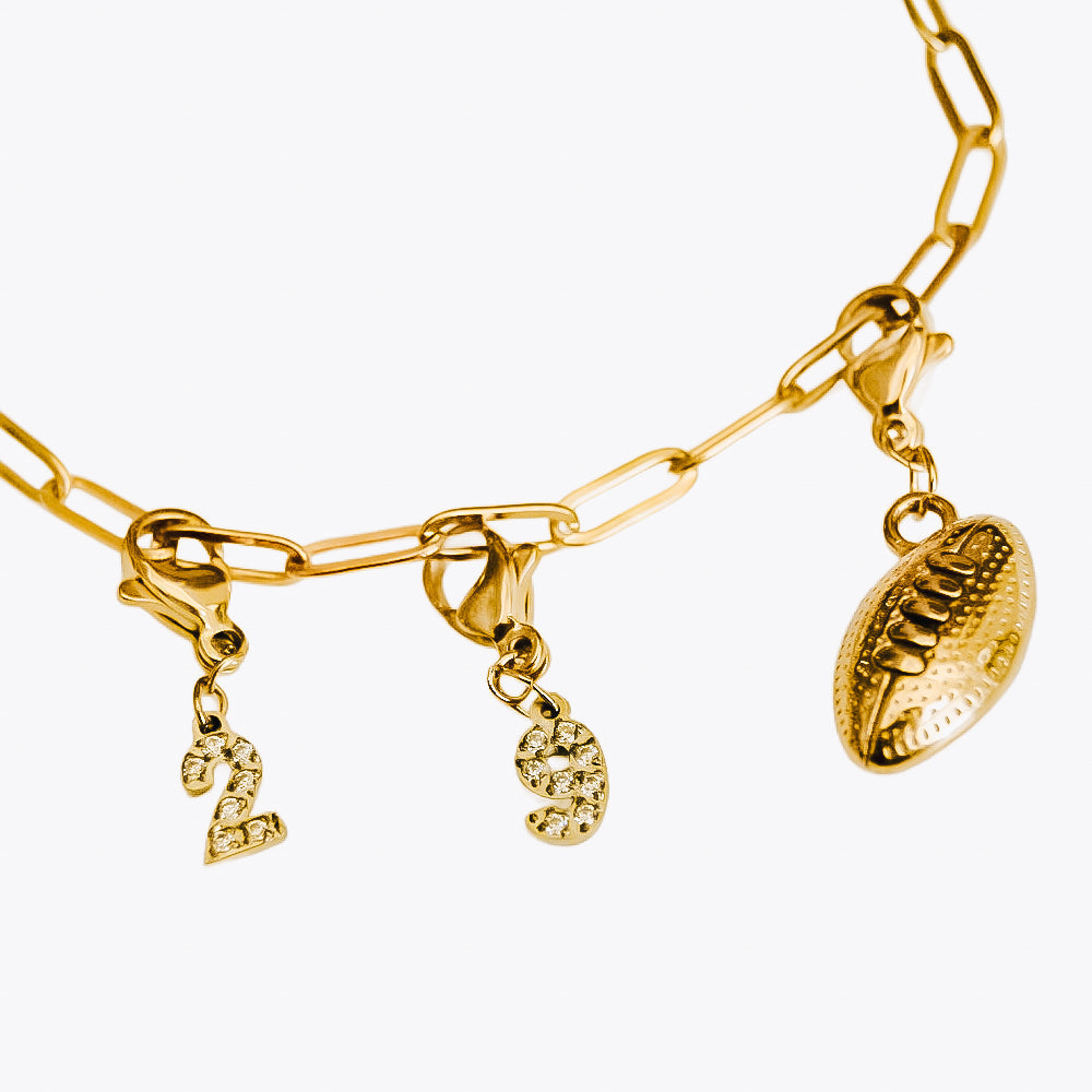 Sports Charm Bar Chanelle Charms - WATERPROOF