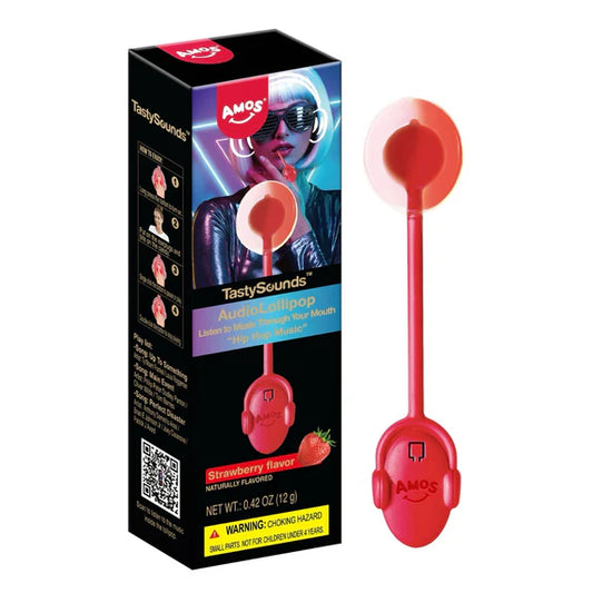 Amos Tasty Sounds Rap Hip Hop Audio Lollipop Strawberry
