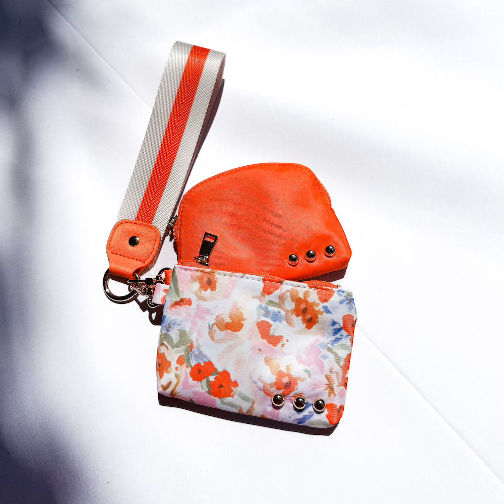 Summer Spritz Dual Pouch Wristlet