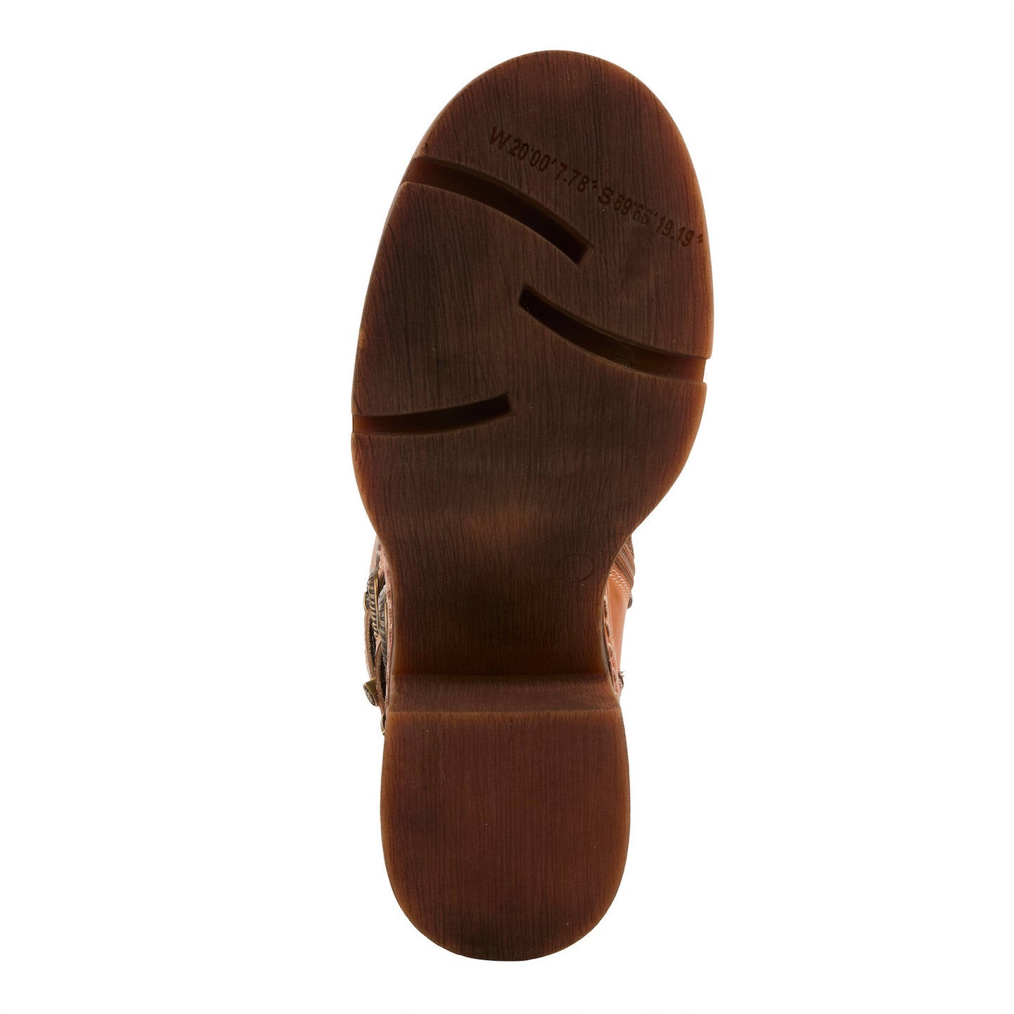 Cool Vibes Camel show stopping hand-painted leather boot by L`ARTISTE