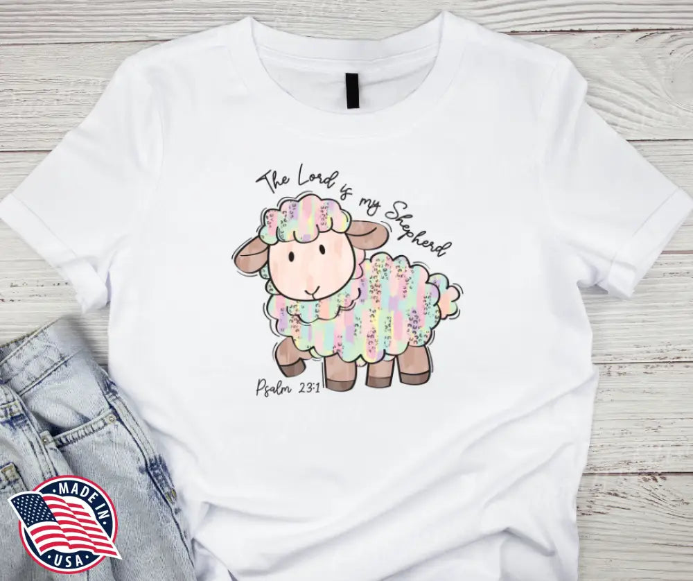 The Lord is My Shepherd – White