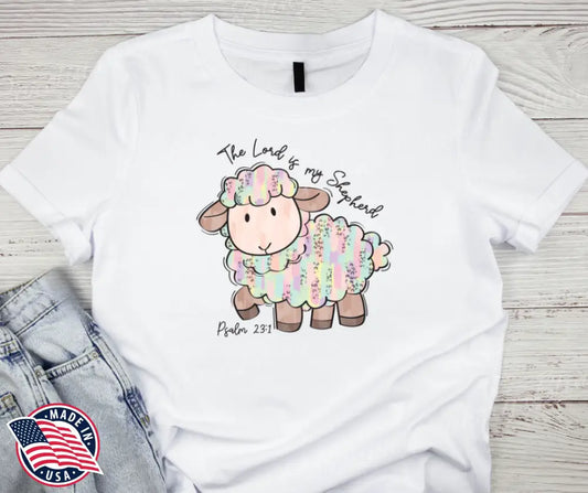 The Lord is My Shepherd – White