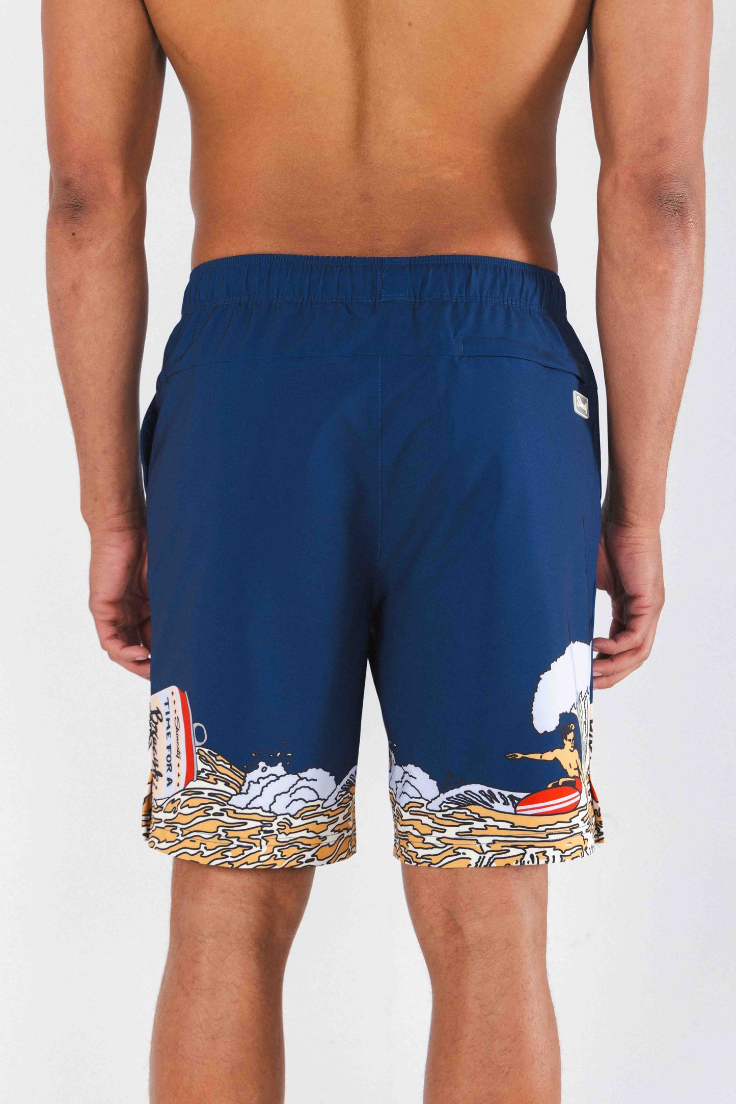 The Tidal Lager | Beer Surfer Ball Hammock® Pouch 8" Swim Trunks