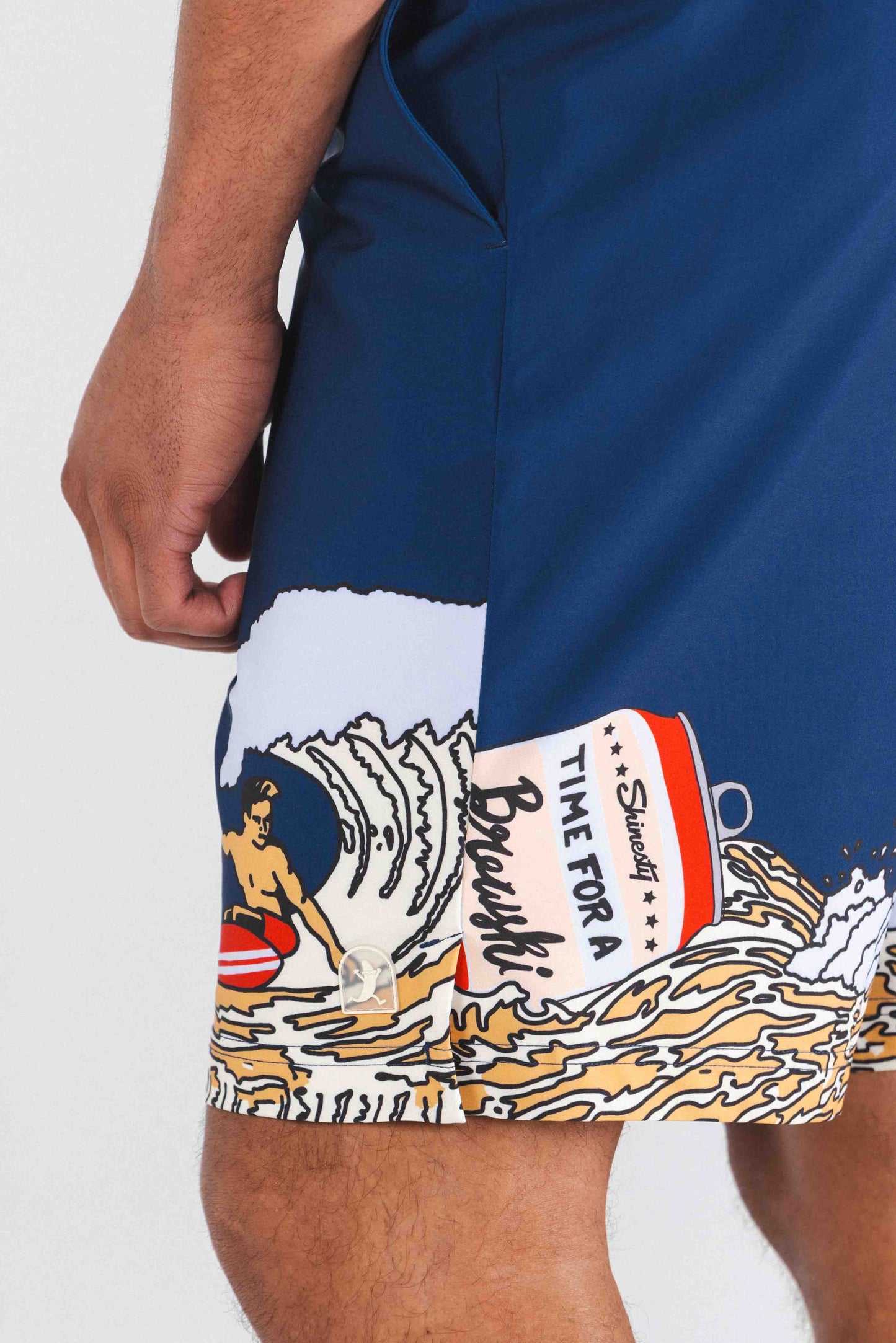The Tidal Lager | Beer Surfer Ball Hammock® Pouch 8" Swim Trunks