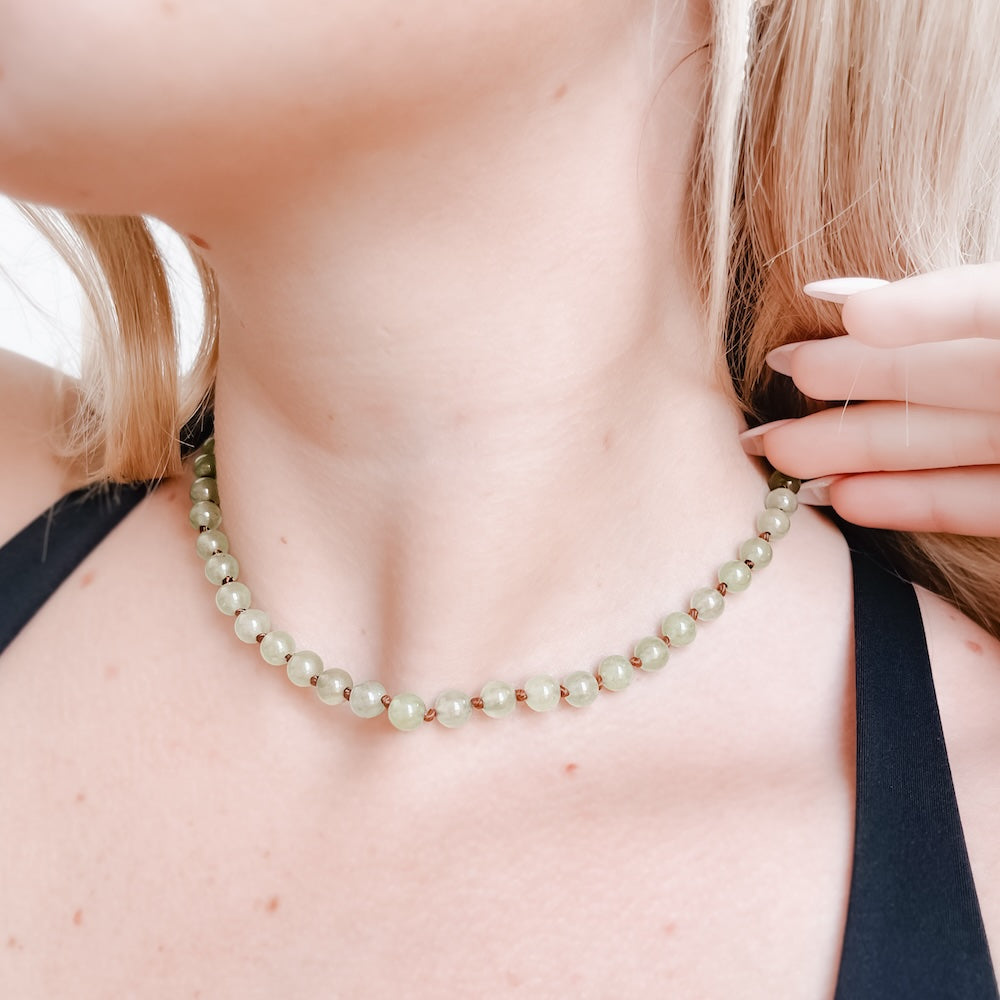 Treasured Beauty Stone Necklace - WATERPROOF