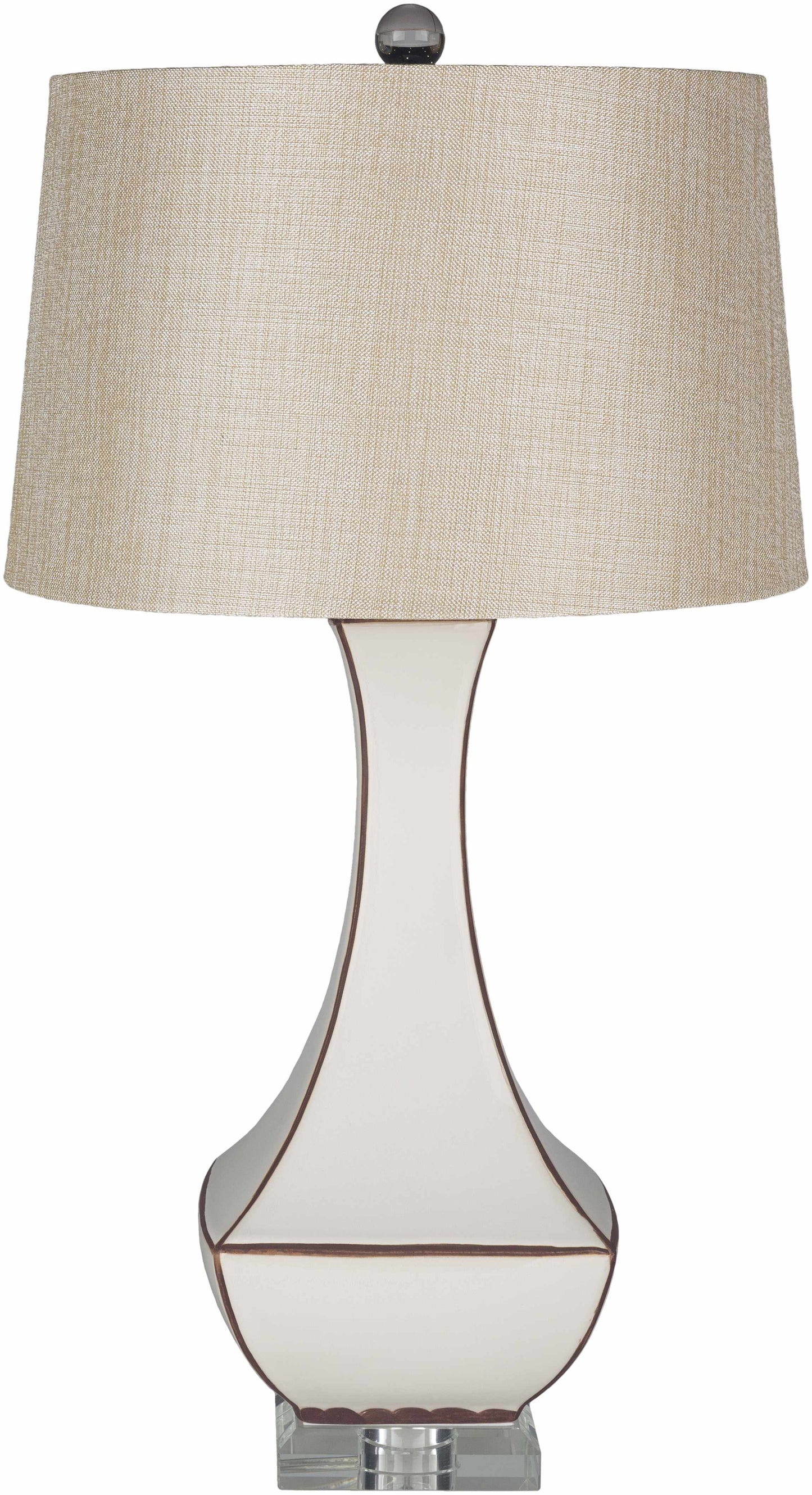 Tuka Tan Ceramic Table Lamp
