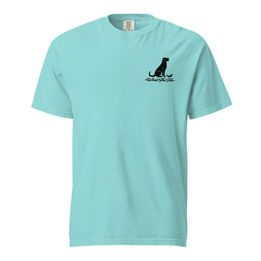 Pawtners in Crime Chasing Tail & Sipping Ale Mint S/S What The Fin Cotton Tee