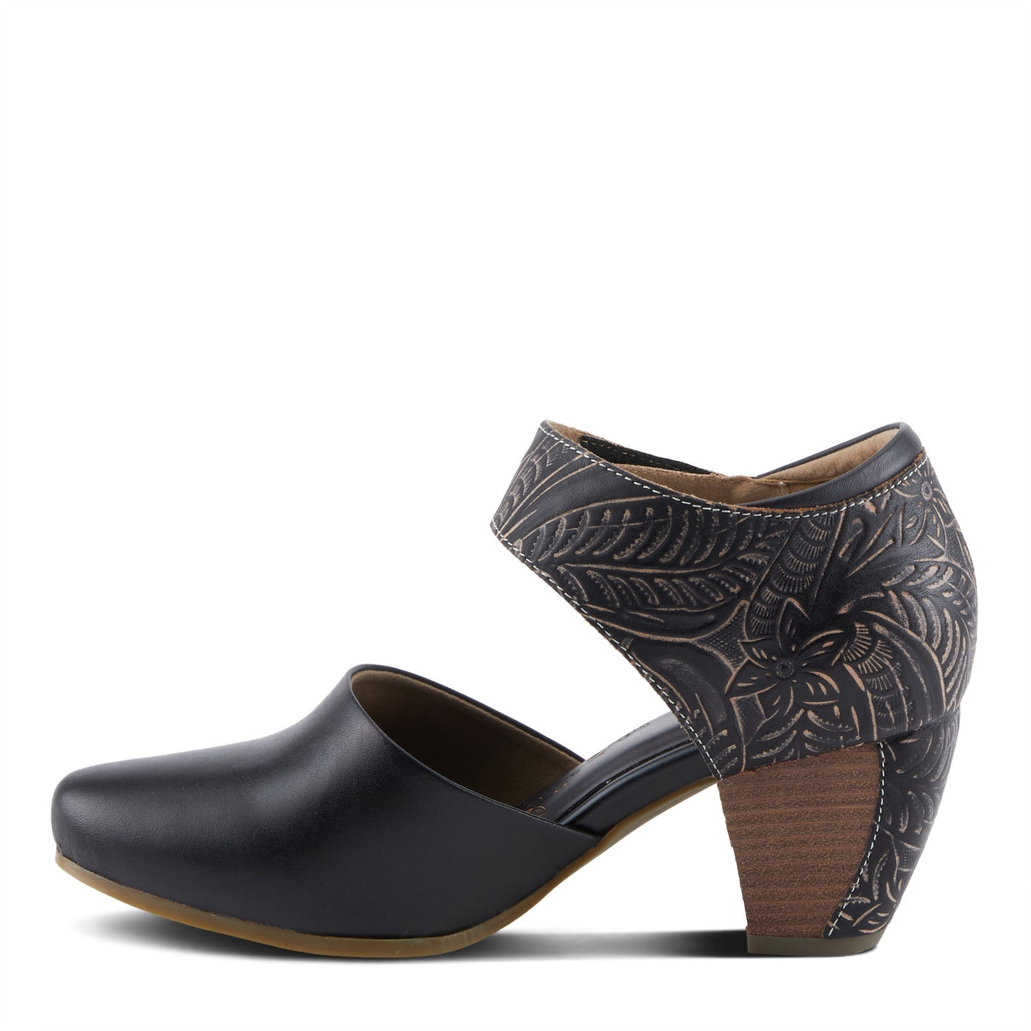 Toolie Black Sandal by L`ARTISTE