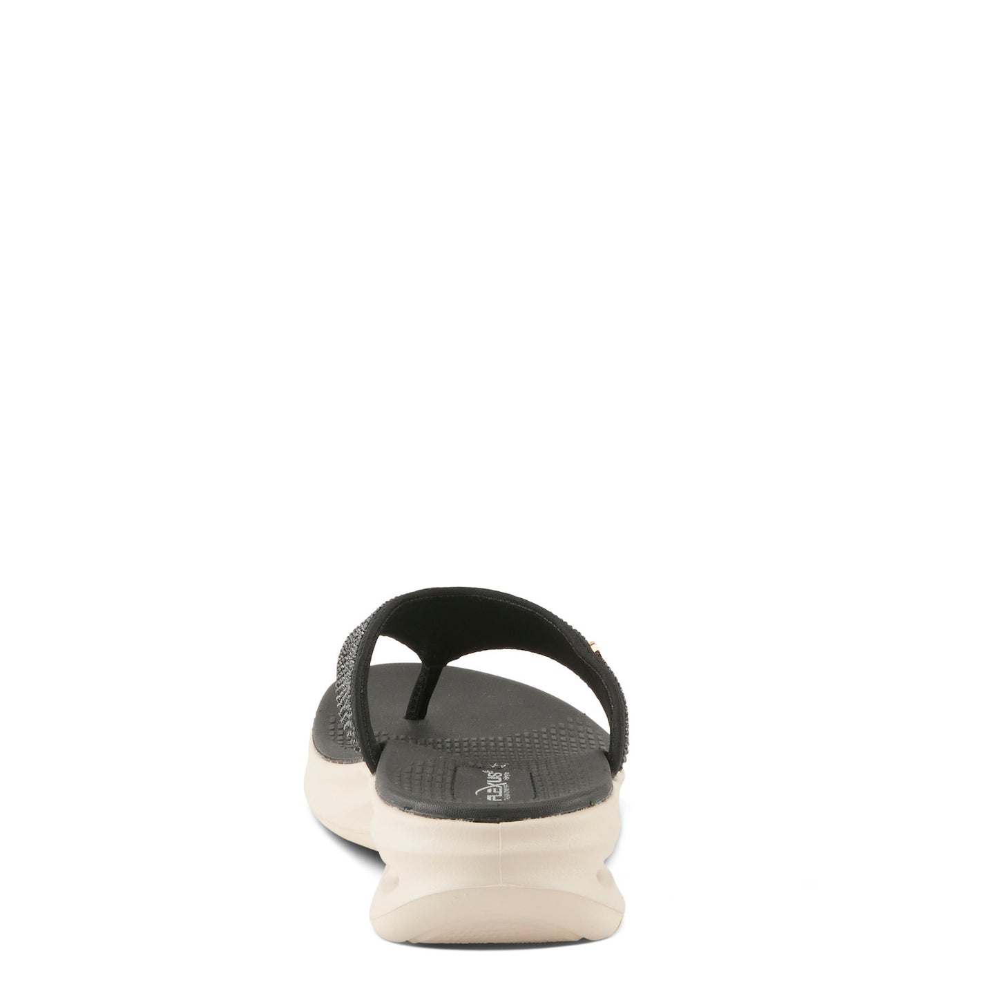 GORSKI Black Thong Sandal Flip Flop by Flexus
