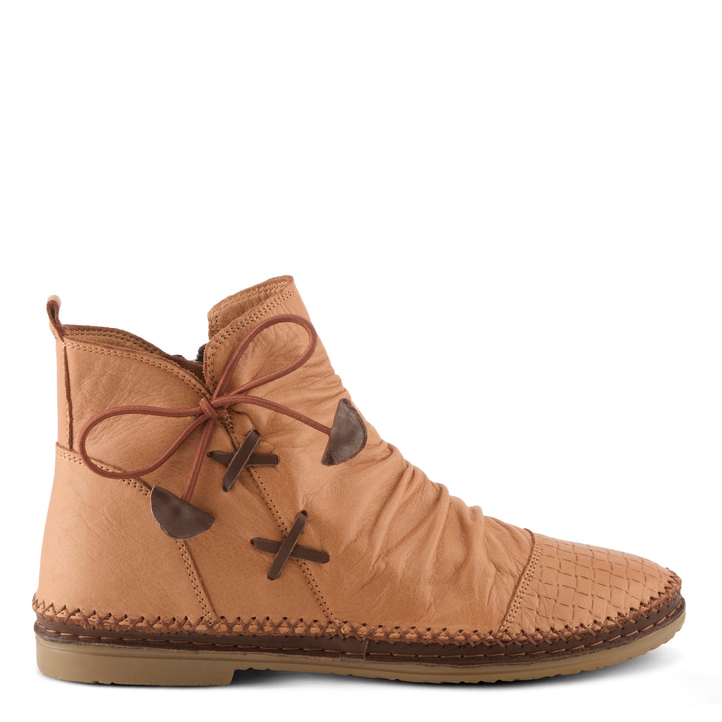 Pomeroy  basketweave Camel Bootie By Spring Step