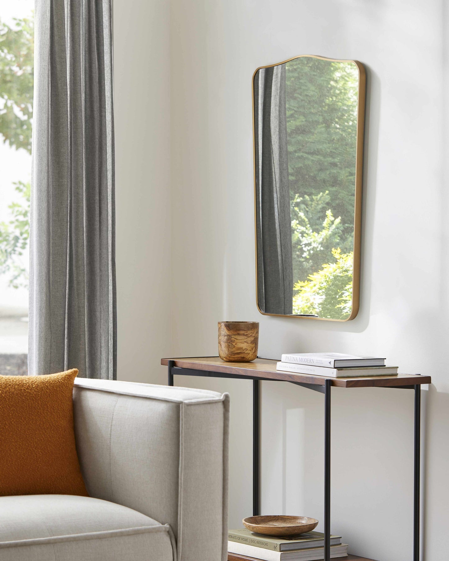 Vallentuna Metallic Copper Mirror