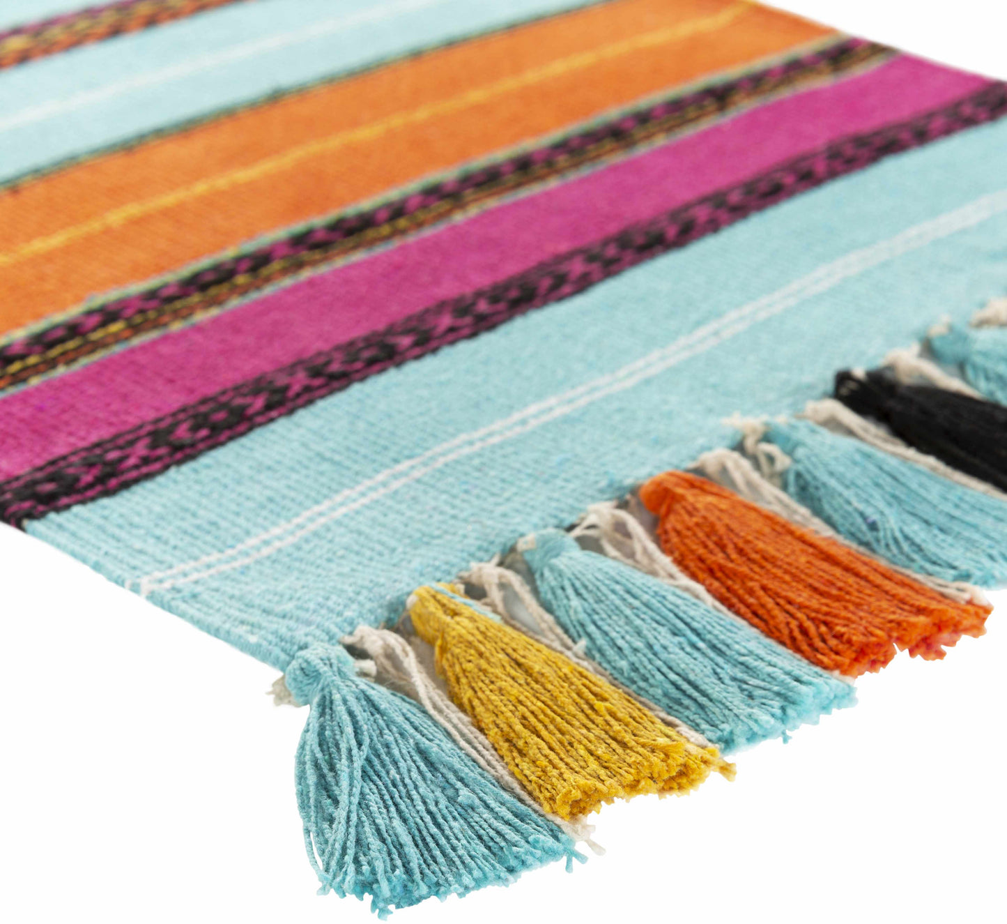 Wiri Multicolor Striped Tassel Wall Hanging