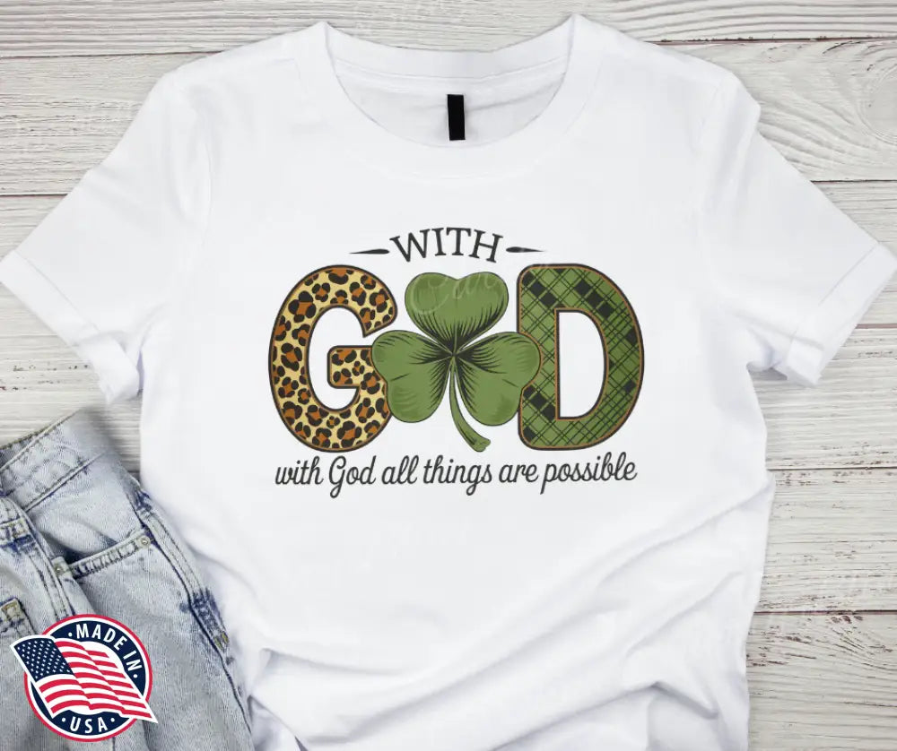 With God – White