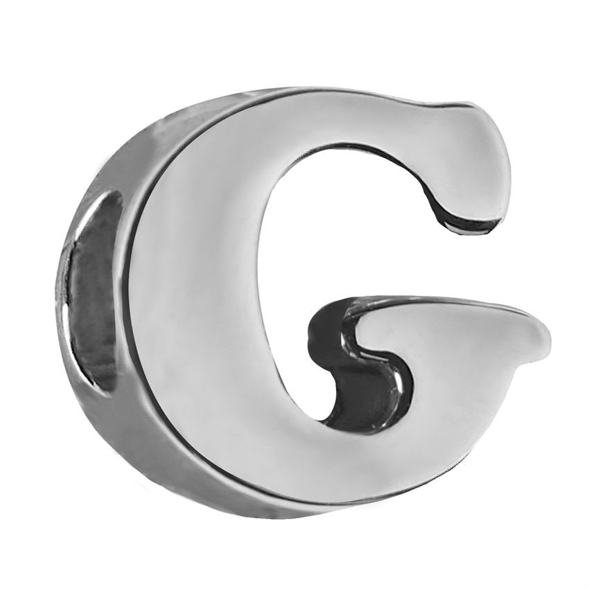 G - Alphabet Charm Adorable Plated Metal Charm