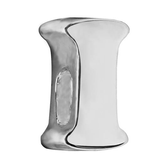 I - Alphabet Charm Adorable Plated Metal Charm
