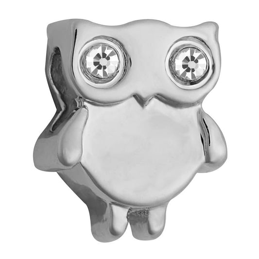 Owl CHARM Silver - Whispers