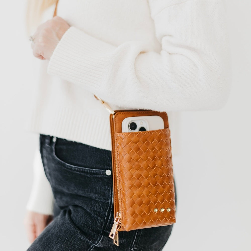 Woven Double Duty Phone Bag