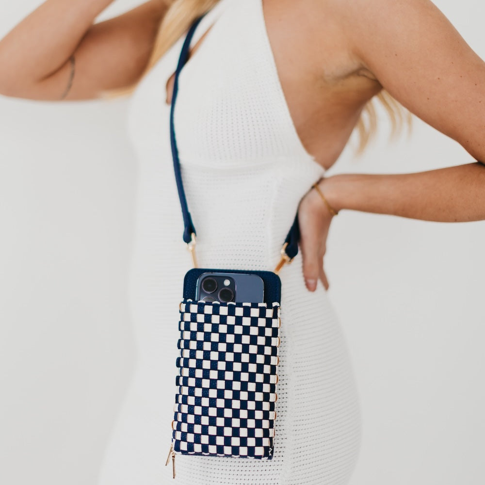 Woven Double Duty Phone Bag