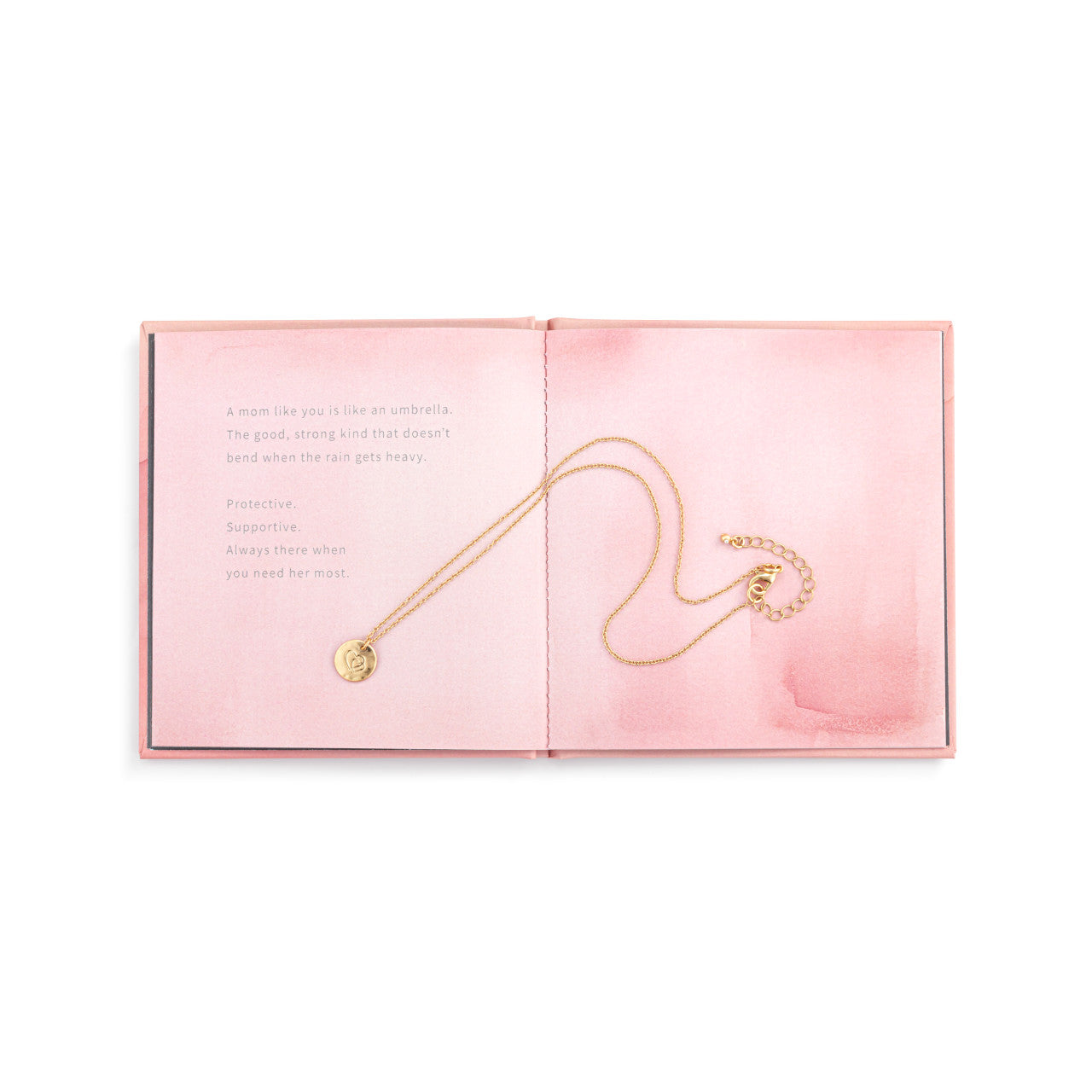 Mom Book and Necklace For the Gift You are to Me - 16in by Demdaco