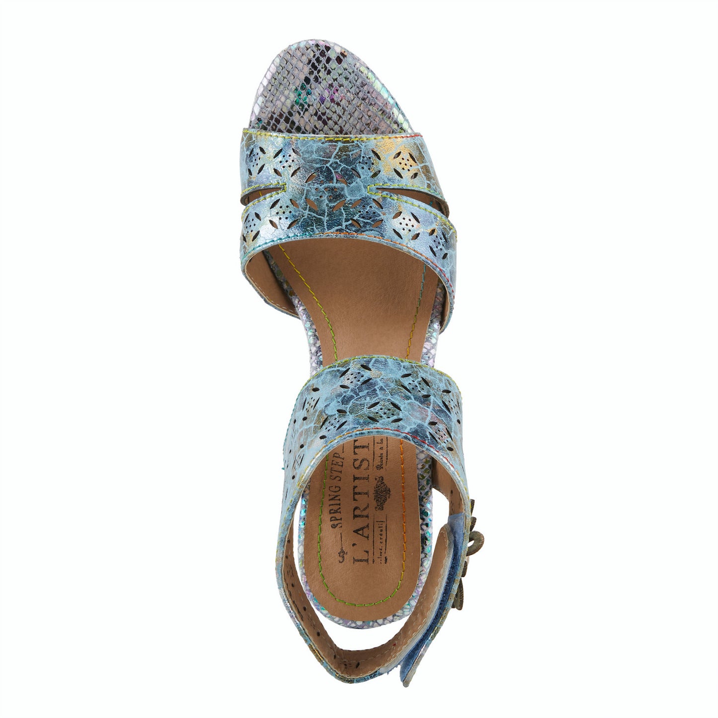 Poster Metal Blue Multi Leather by Spring Step