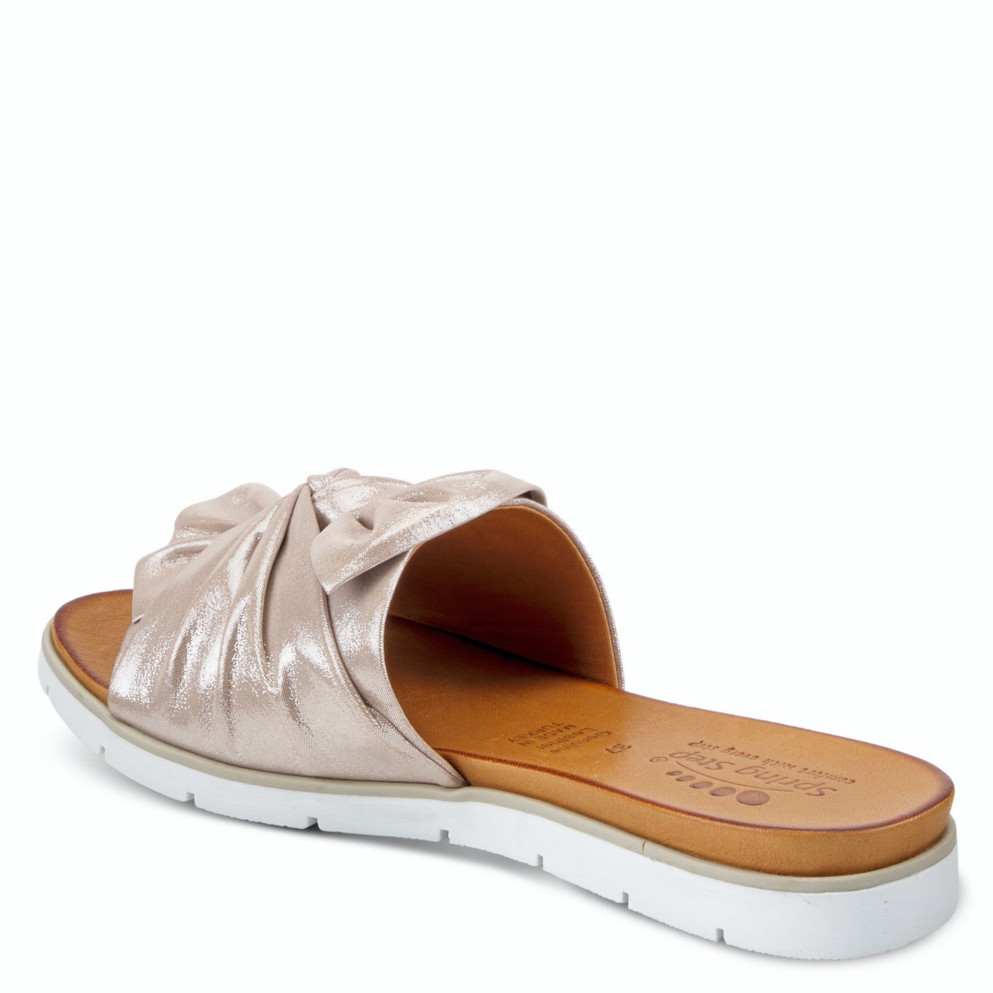 LAVONA Silver Bow Sandal by Spring Step