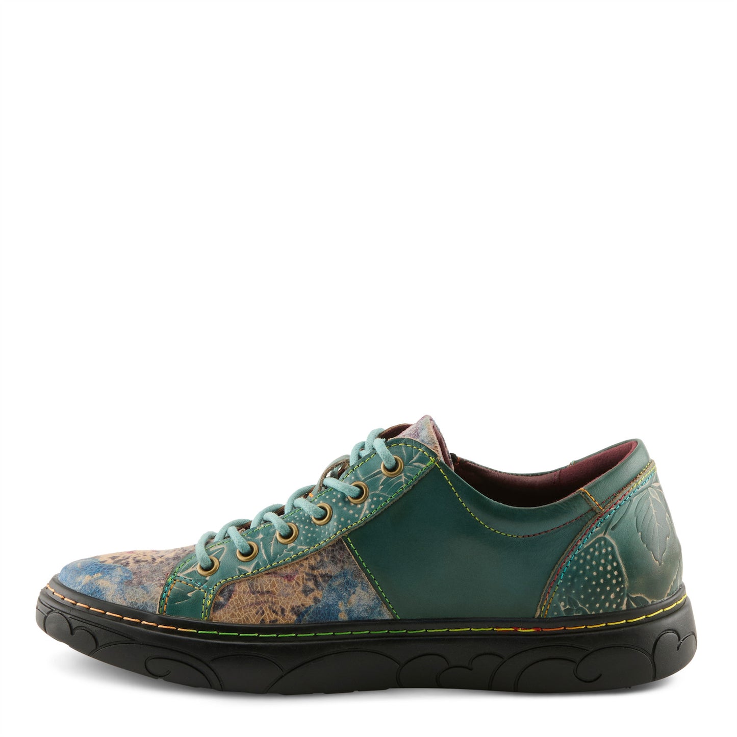 Danli-Bloom French inspired zippered sneaker by L`Artiste